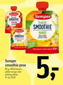 Føtex Semper smoothie pose tilbud