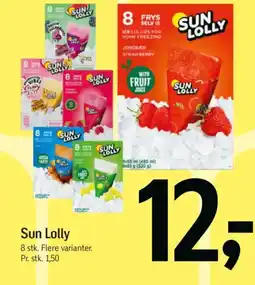 Føtex SUN LOLLY tilbud