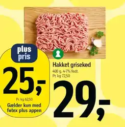 Føtex Hakket grisekød tilbud