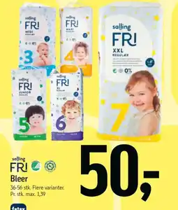 Føtex Salling Fri Bleer tilbud