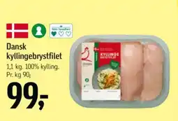 Føtex Dansk kyllingebrystfilet tilbud