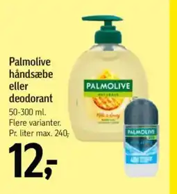 Føtex PALMOLIVE håndsæbe eller deodorant tilbud