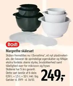 Føtex Margrethe skålesæt tilbud