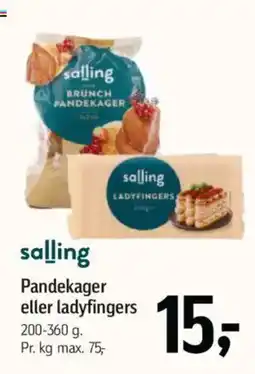 Føtex Salling Pandekager eller ladyfingers tilbud