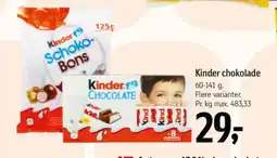Føtex Kinder chokolade tilbud