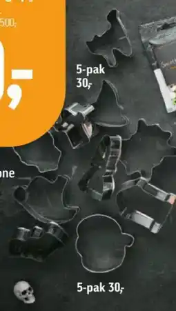 Føtex Halloween silikone forme eller kageudstikkere tilbud