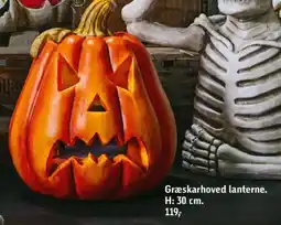 Føtex Græskarhoved lanterne. tilbud