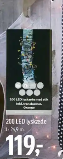Føtex 200 LED lyskæde tilbud