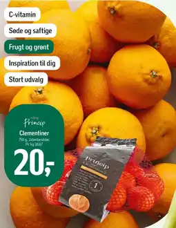 Føtex Salling Princip Clementiner tilbud