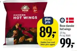 Føtex Rose danske hot wings tilbud