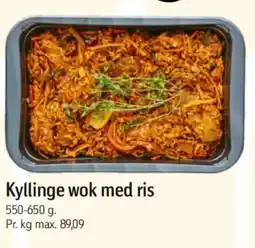 Føtex Kyllinge wok med ris tilbud