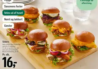 Føtex Sliders tilbud