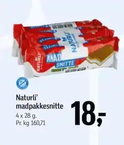Føtex Naturli' madpakkesnitte tilbud