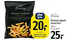Føtex Salling Princip Pommes gigant steak fries tilbud
