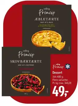 Føtex Salling Princip Dessert tilbud