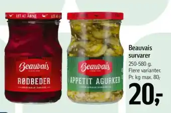 Føtex Beauvais survarer tilbud
