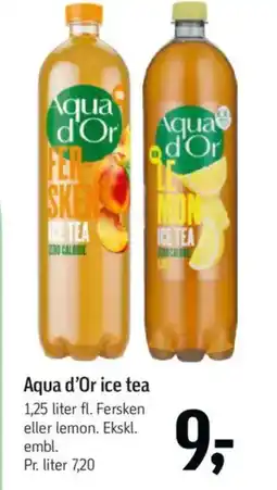 Føtex Aqua d'Or ice tea tilbud