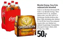 Føtex Monster Energy, Coca-Cola sodavand eller ølmarked tilbud