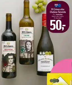 Føtex 19 Crimes eller Chateau Tanunda tilbud