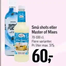 Føtex Små shots eller Master of Mixes tilbud