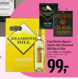 Føtex Casa Nostra Appasi- mento eller Diamond Hill Bag-in-Box tilbud