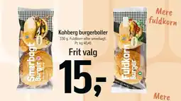 Føtex Kohberg burgerboller tilbud