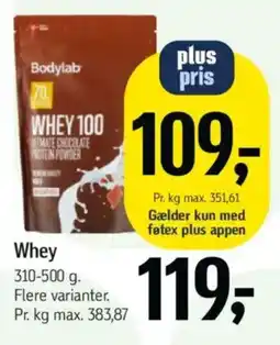 Føtex Whey tilbud