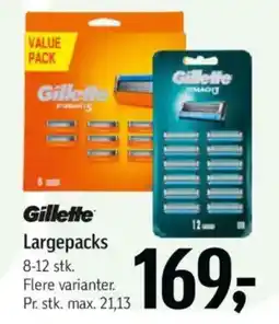 Føtex Gillette Largepacks tilbud
