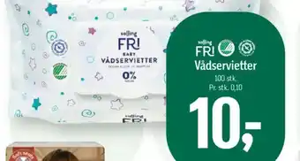 Føtex Salling Fri Vådservietter tilbud