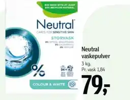 Føtex Neutral vaskepulver tilbud