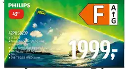 Føtex PHILIPS 43" 42PUS8209 tilbud