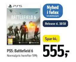 Føtex PS5: Battlefield tilbud