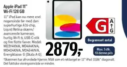 Føtex Apple iPad 11" Wi-Fi 128 GB tilbud