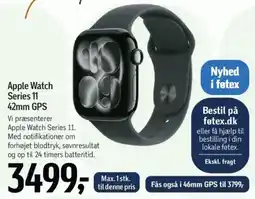 Føtex Apple Watch Series 11 42mm GPS tilbud