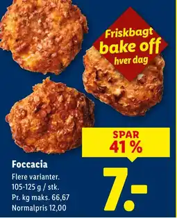 Lidl Foccacia tilbud