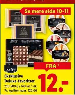 Lidl Deluxe Deluxe-favoritter tilbud