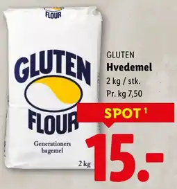 Lidl GLUTEN Hvedemel tilbud