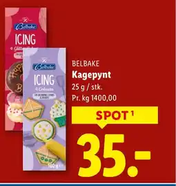 Lidl BELBAKE Kagepynt tilbud