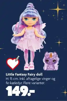 Fætter BR Little Fantasy Fairy doll, DKK 149 tilbud