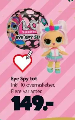 Fætter BR Eye Spy tot, DKK 149 tilbud