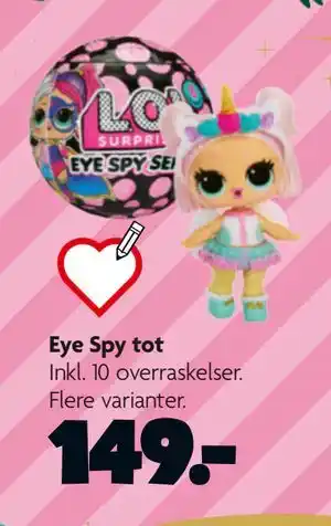 Fætter BR Eye Spy tot, DKK 149 tilbud