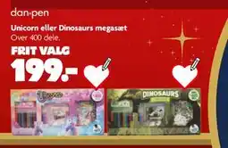 Fætter BR Unicorn eller Dinosaurs megasæt, DKK 199 tilbud