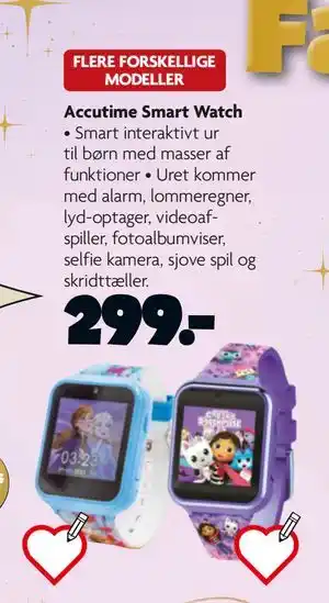 Fætter BR Accutime Smart Watch, DKK 299 tilbud