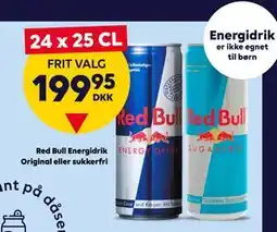 BorderShop Red Bull Energidrik Original eller sukkerfri, DKK 199.95 tilbud