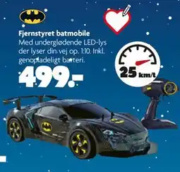 Fætter BR Fjernstyret batmobile, DKK 499 tilbud