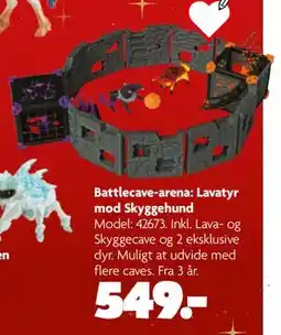 Fætter BR Battlecave-arena: Lavatyr mod Skyggehund, DKK 549 tilbud