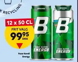 BorderShop Faxe Kondi Energy., DKK 99.95 tilbud