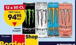 BorderShop Monster Energidrik, DKK 94.95 tilbud