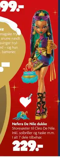 Fætter BR Nefera De Nile dukke, DKK 229 tilbud