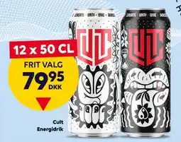 BorderShop Cult Energidrik, DKK 79.95 tilbud